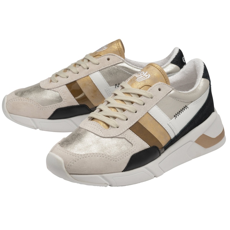 Basket Gola Classics Mode Femme Argent | 6382-WCBXQ