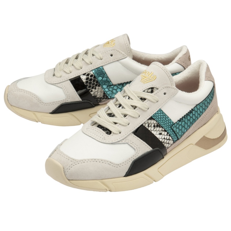 Basket Gola Classics Mode Femme Blanche | 9265-DVZOM