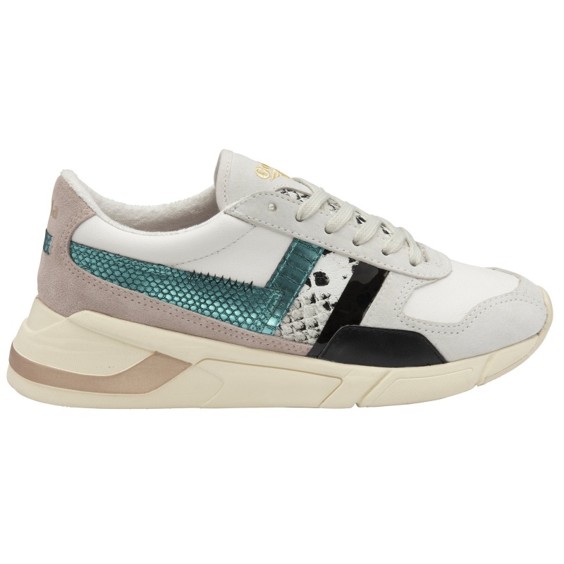 Basket Gola Classics Mode Femme Blanche | 9265-DVZOM