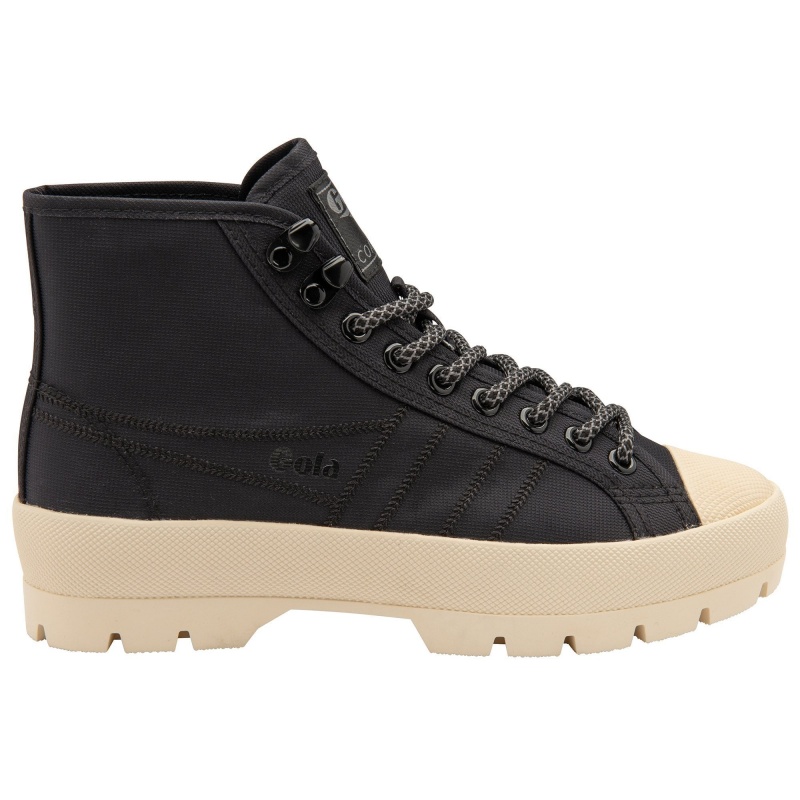 Basket Gola Classics Peak High Hiker Femme Noir | 0975-IEFHD