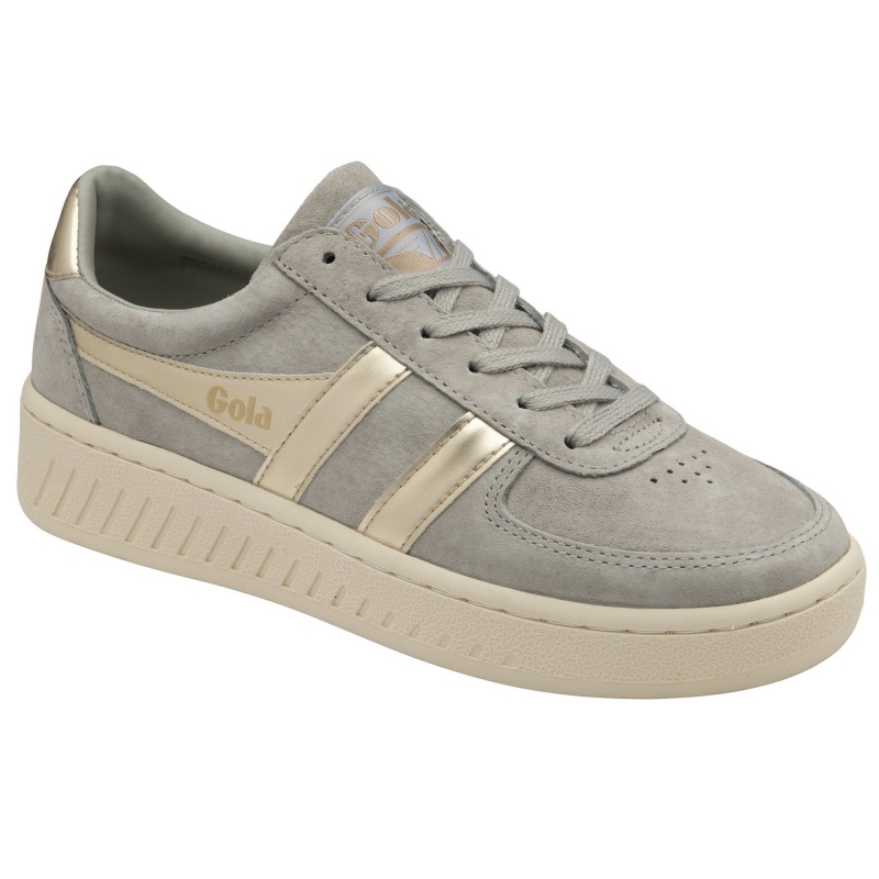 Basket Gola Classics Pearl Femme Grise Clair | 0671-RMSHC