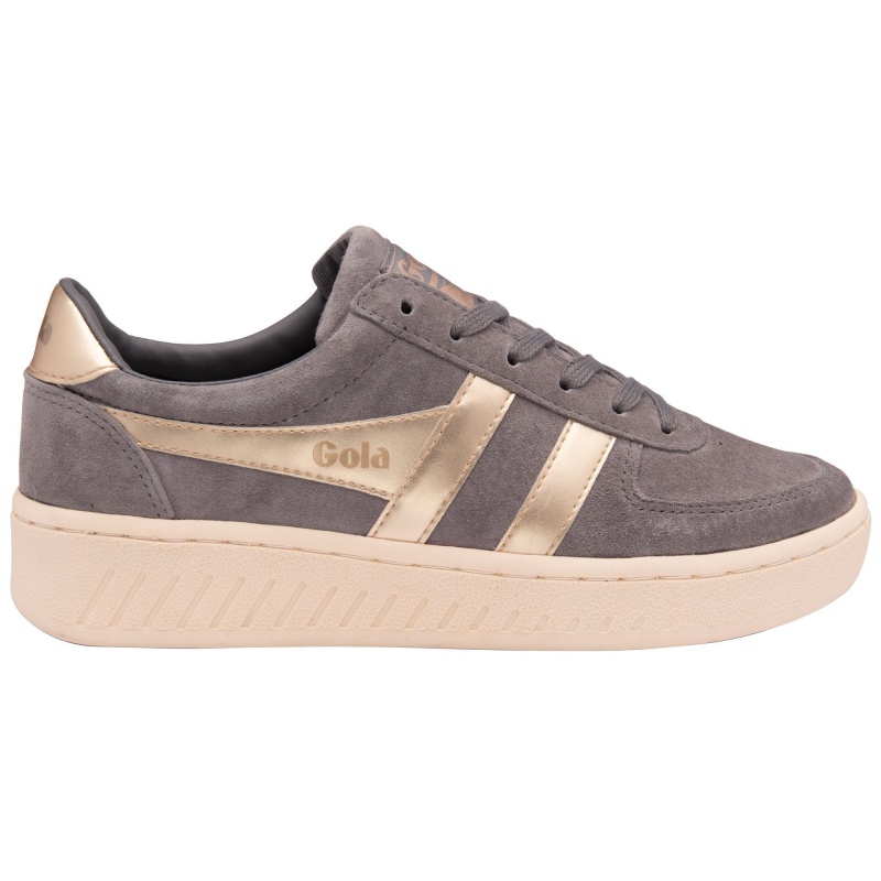 Basket Gola Classics Pearl Femme Grise | 0467-JZGVL