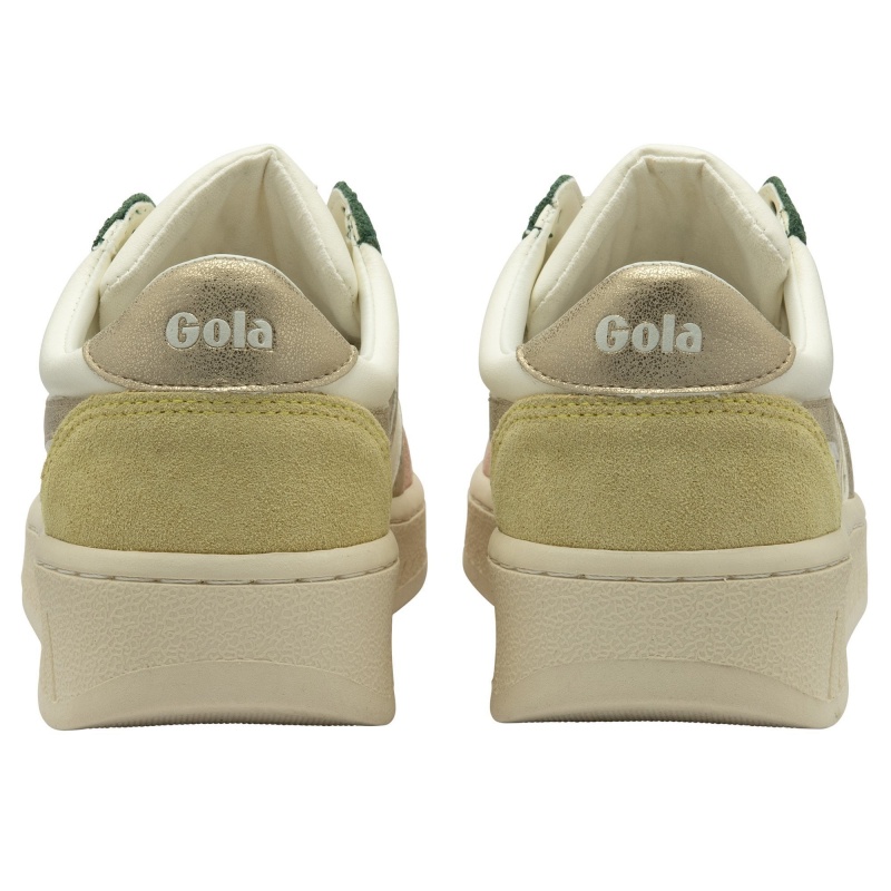 Basket Gola Classics Quadrant Femme Blanche | 2596-HJVWU