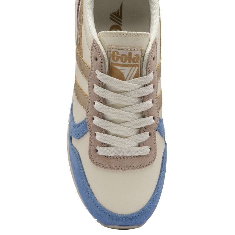 Basket Gola Classics Quadrant Femme Blanche | 3526-WBVHY