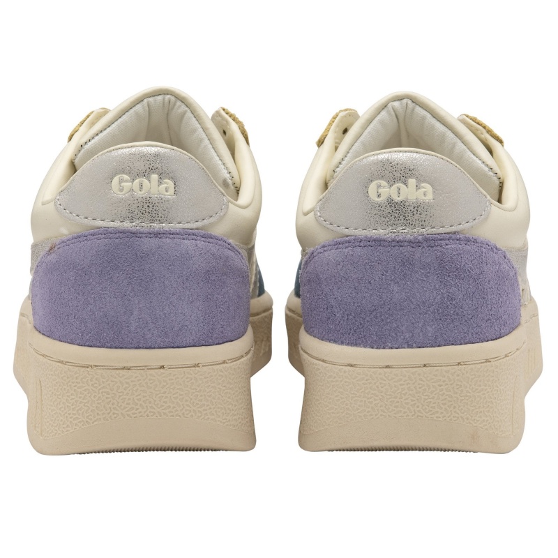 Basket Gola Classics Quadrant Femme Blanche | 9710-VSOHB