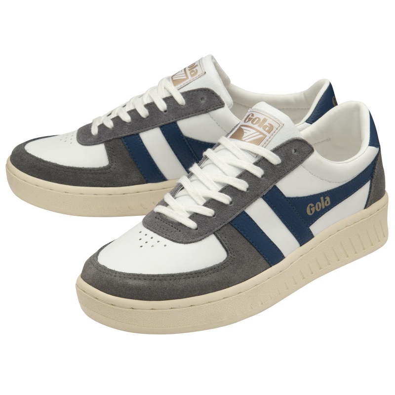 Basket Gola Classics Quadrant Homme Blanche | 0426-PNYXH