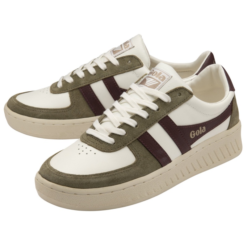 Basket Gola Classics Quadrant Homme Blanche | 4369-WLMJV