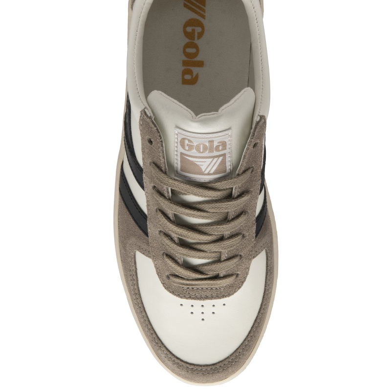 Basket Gola Classics Quadrant Homme Blanche | 5874-JFQNY