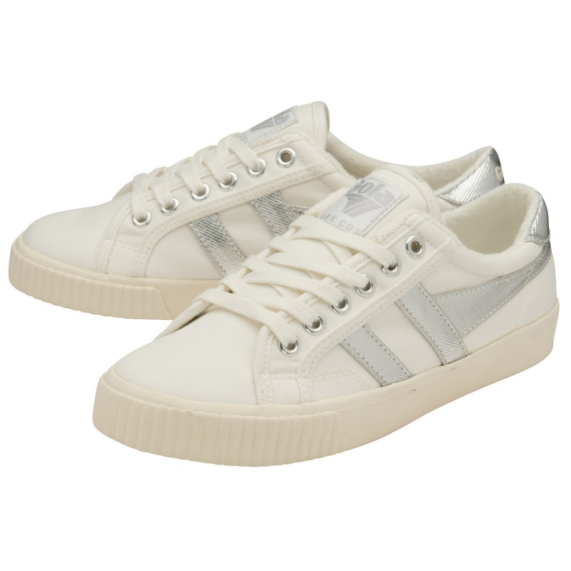 Basket Gola Classics Tennis Femme Blanche | 8920-OEUGX