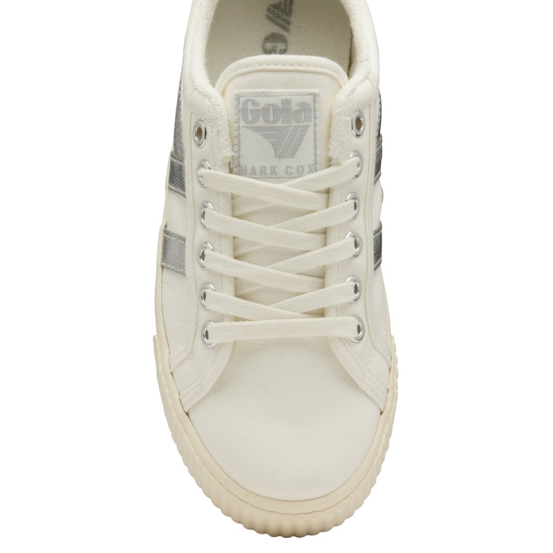 Basket Gola Classics Tennis Femme Blanche | 8920-OEUGX