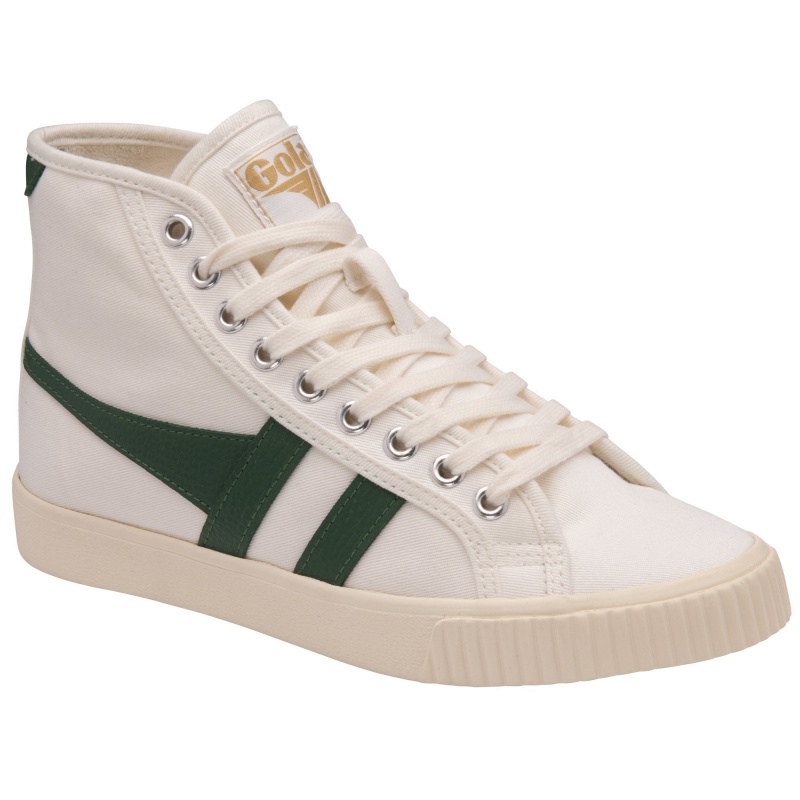 Basket Gola Classics Tennis High Femme Blanche | 4038-MYZID