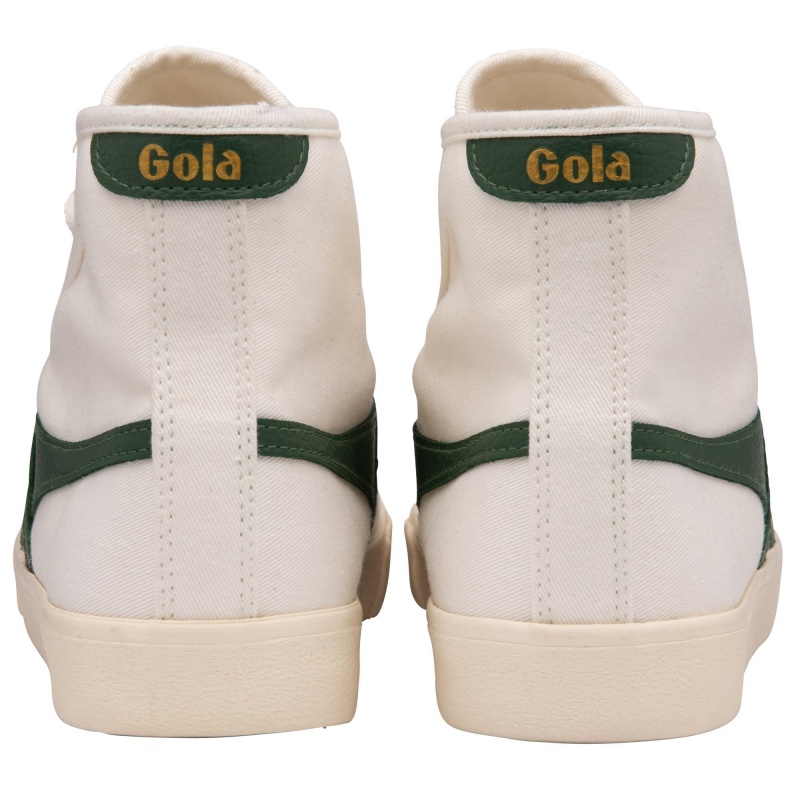 Basket Gola Classics Tennis High Femme Blanche | 4038-MYZID