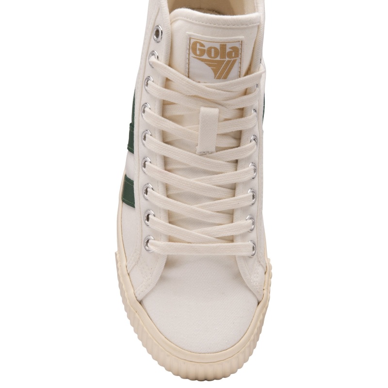 Basket Gola Classics Tennis High Femme Blanche | 4038-MYZID