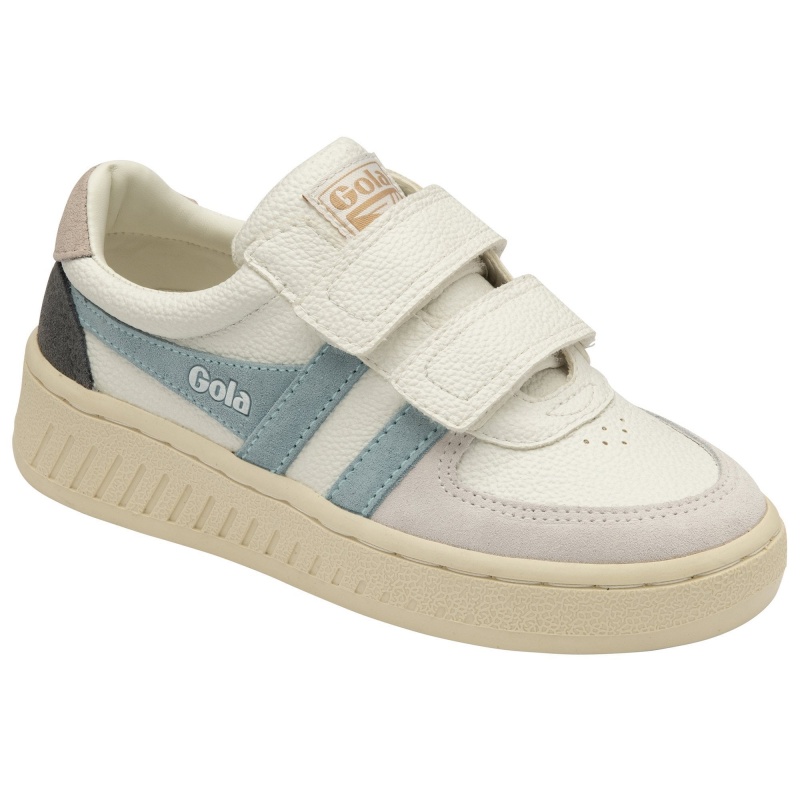 Basket Gola Classics Trident Brides Enfant Blanche | 2498-VYFOM