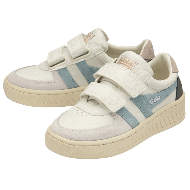 Basket Gola Classics Trident Brides Enfant Blanche | 2498-VYFOM