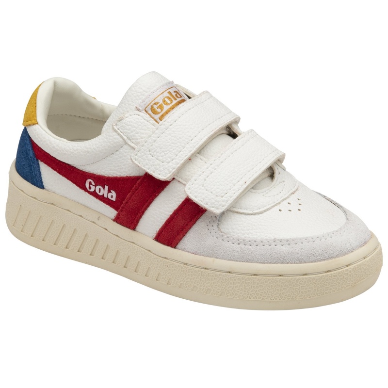 Basket Gola Classics Trident Brides Enfant Blanche | 5194-EWNHX