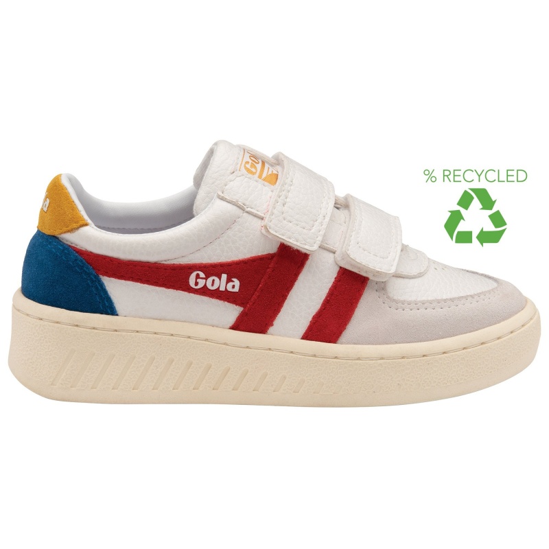 Basket Gola Classics Trident Brides Enfant Blanche | 5194-EWNHX