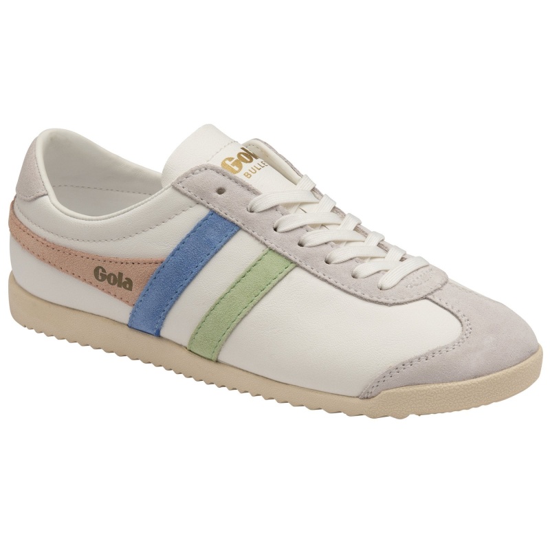 Basket Gola Classics Trident Femme Blanche | 2584-KOCDR