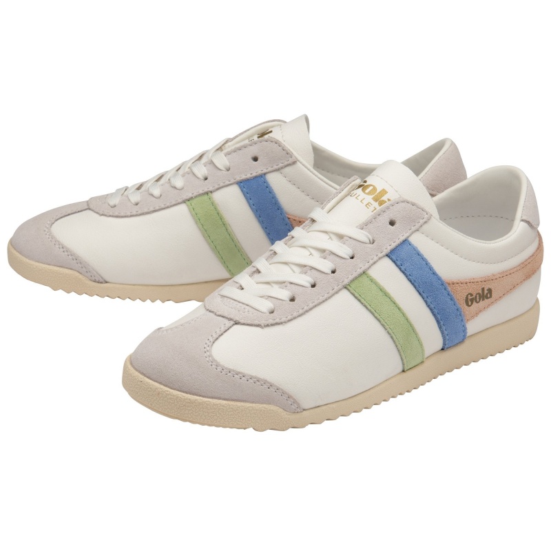 Basket Gola Classics Trident Femme Blanche | 2584-KOCDR