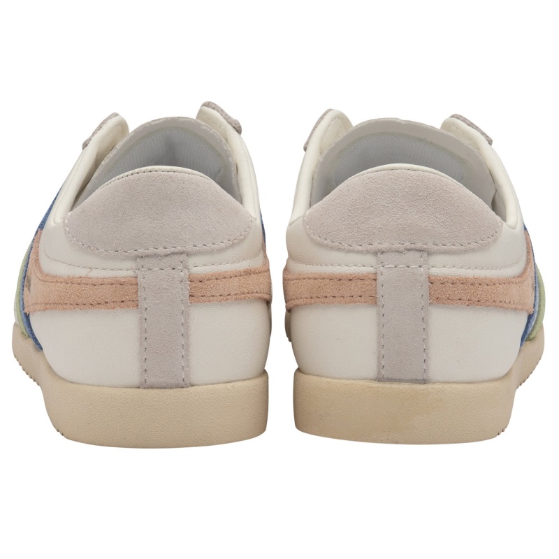 Basket Gola Classics Trident Femme Blanche | 2584-KOCDR