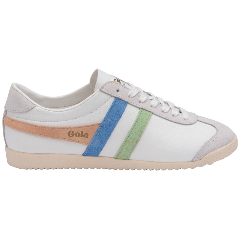 Basket Gola Classics Trident Femme Blanche | 2584-KOCDR