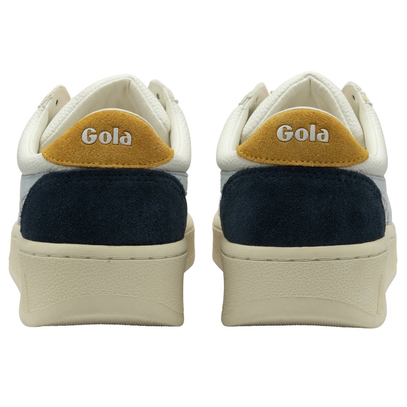 Basket Gola Classics Trident Femme Blanche | 4287-IULBR