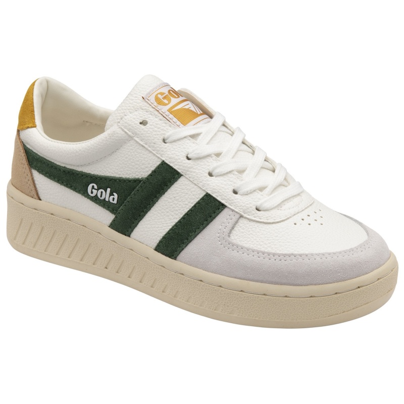 Basket Gola Classics Trident Femme Blanche | 2891-SHBEL