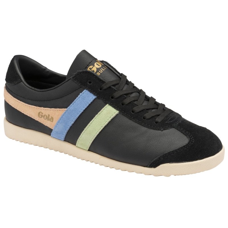 Basket Gola Classics Trident Femme Noir | 4728-SNHEP