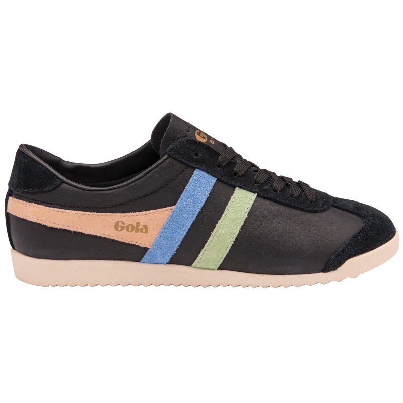 Basket Gola Classics Trident Femme Noir | 4728-SNHEP