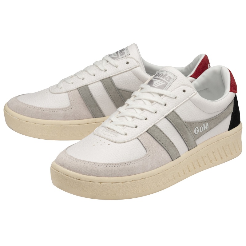 Basket Gola Classics Trident Homme Blanche | 3541-KSHYA