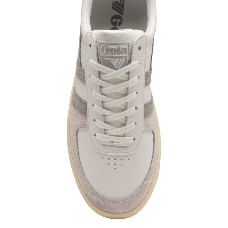 Basket Gola Classics Trident Homme Blanche | 3541-KSHYA