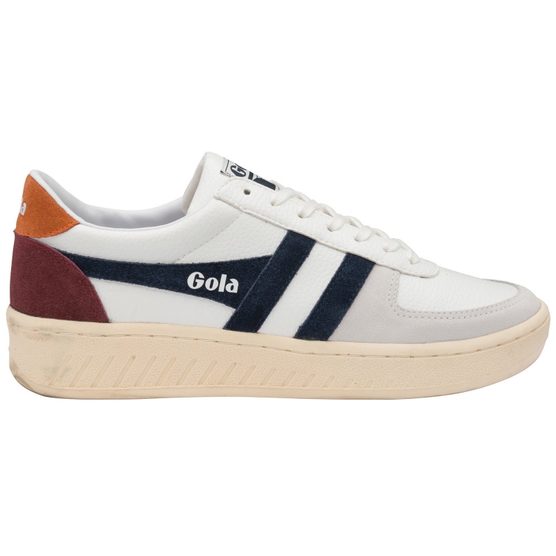 Basket Gola Classics Trident Homme Blanche | 3412-IXQMC