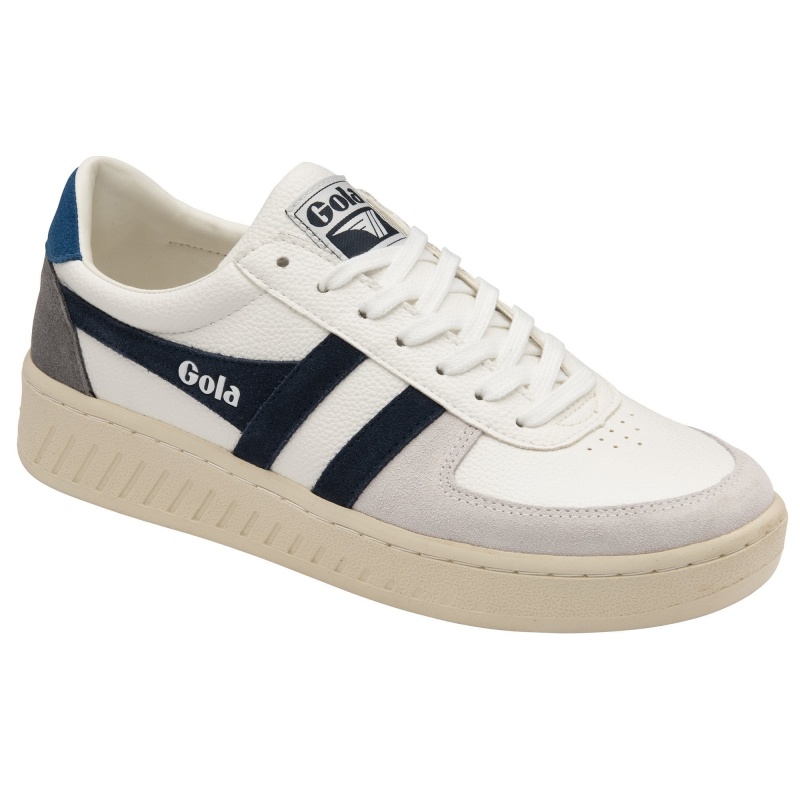 Basket Gola Classics Trident Homme Blanche | 7951-MGBRJ