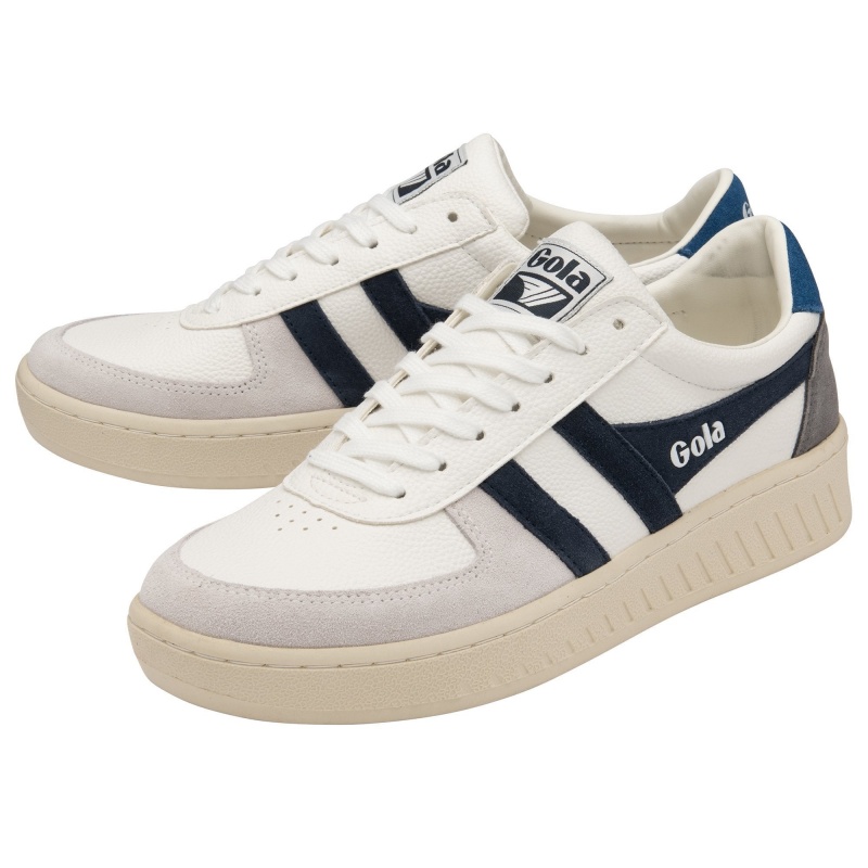 Basket Gola Classics Trident Homme Blanche | 7951-MGBRJ