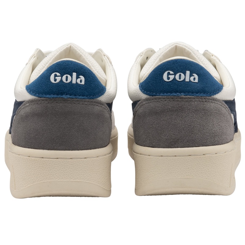 Basket Gola Classics Trident Homme Blanche | 7951-MGBRJ