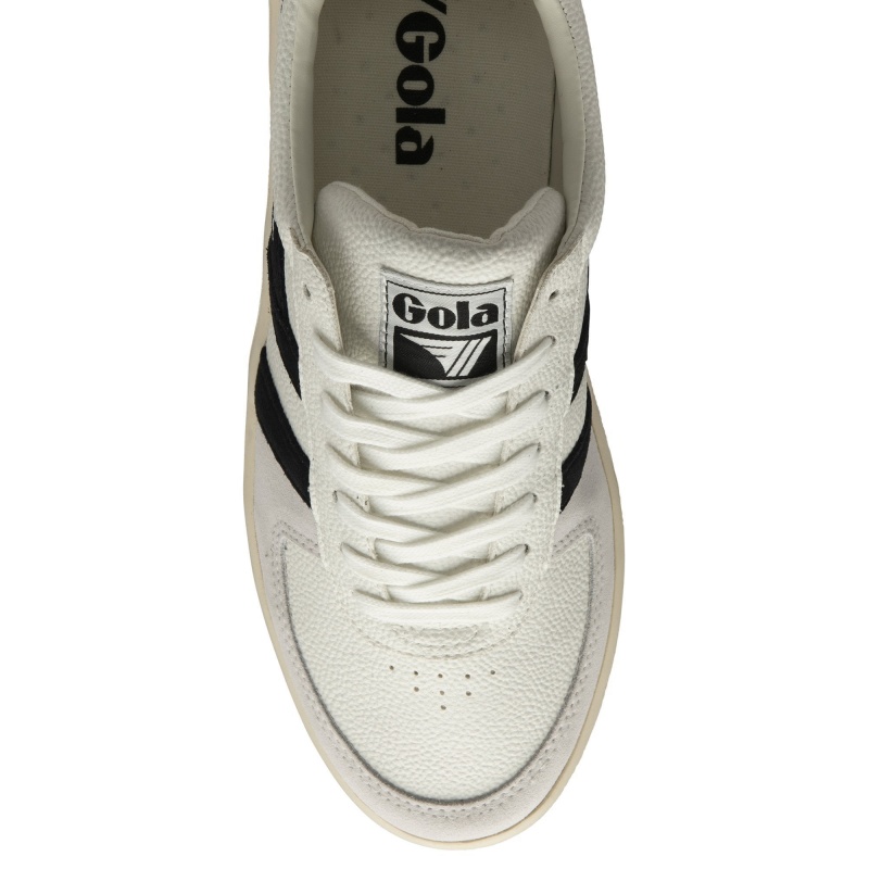 Basket Gola Classics Trident Homme Blanche | 5370-QBMYK