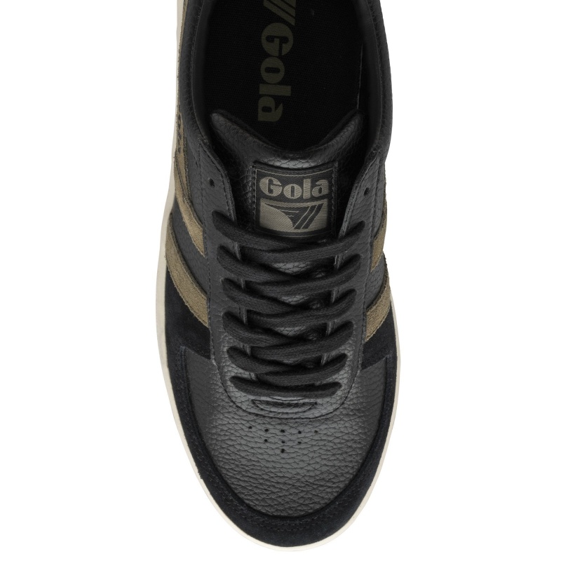 Basket Gola Classics Trident Homme Noir | 0791-YXUKH