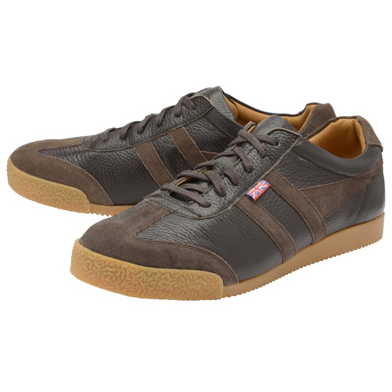 Basket Gola Made in England Homme Marron | 3042-GQHXV