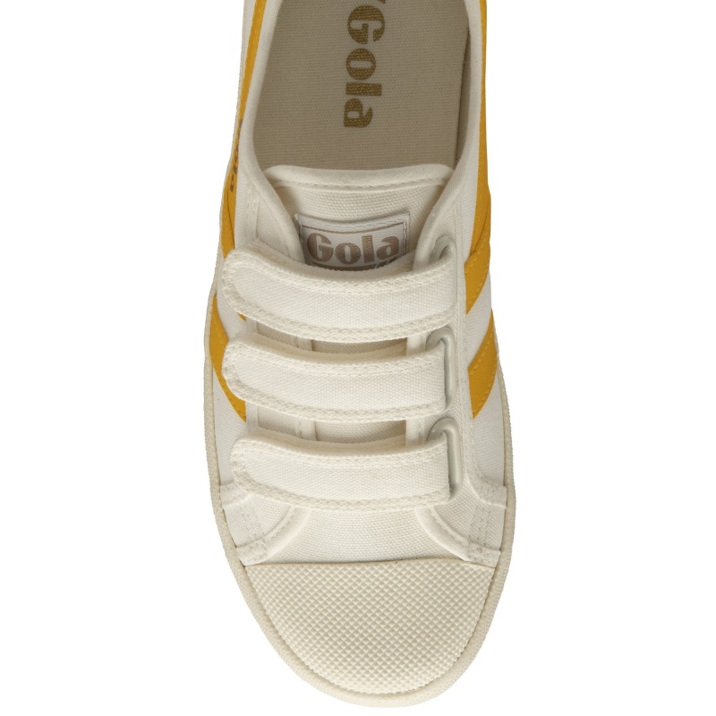 Basket Gola Vegan Classics Brides Femme Blanche | 3860-GMFDL