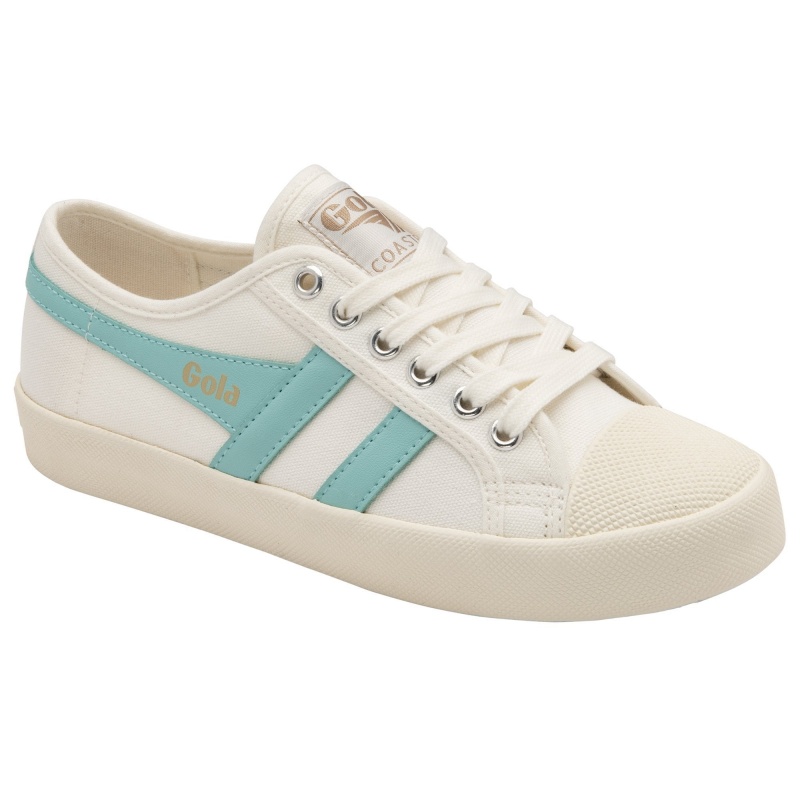 Basket Gola Vegan Classics Femme Blanche | 2468-TIDQZ