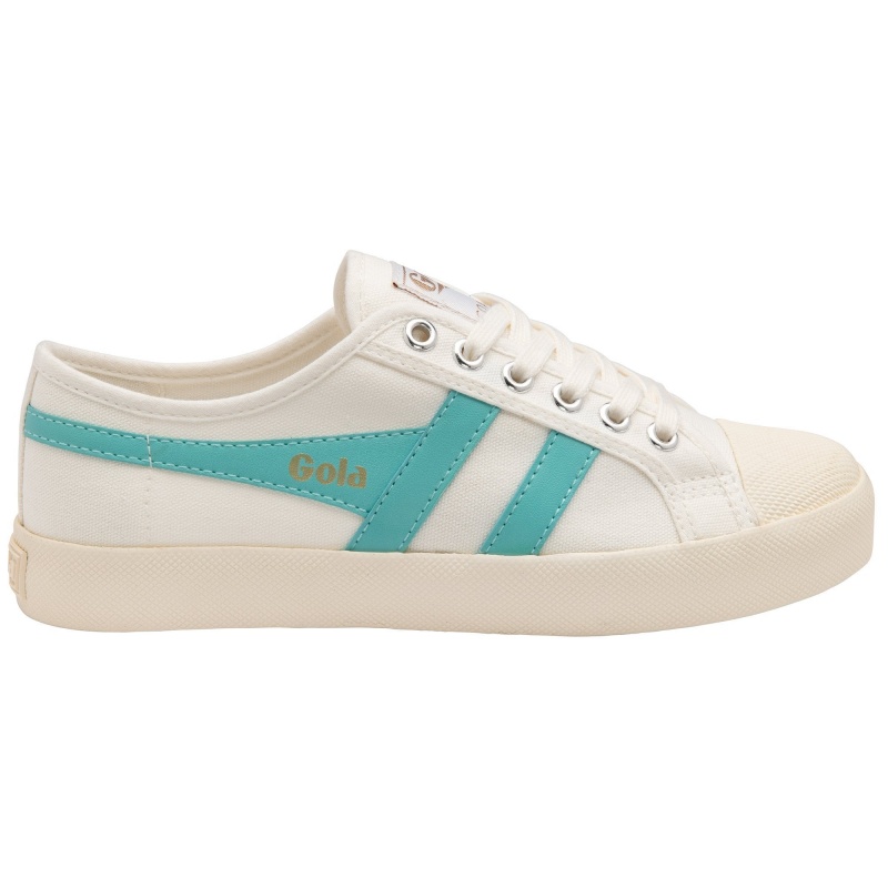 Basket Gola Vegan Classics Femme Blanche | 2468-TIDQZ