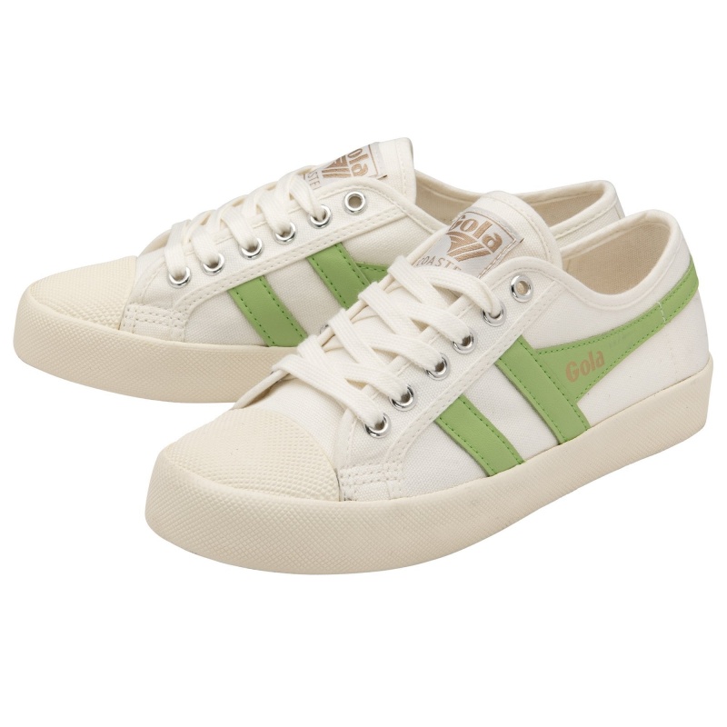 Basket Gola Vegan Classics Femme Blanche | 0457-RVAMT