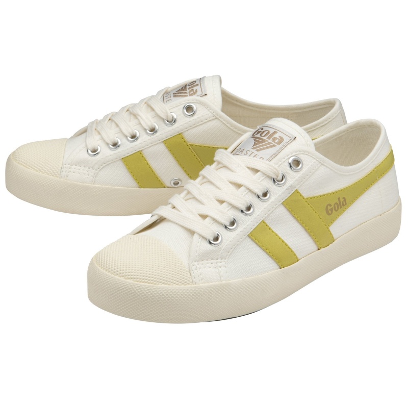 Basket Gola Vegan Classics Femme Blanche | 4583-SNWZO