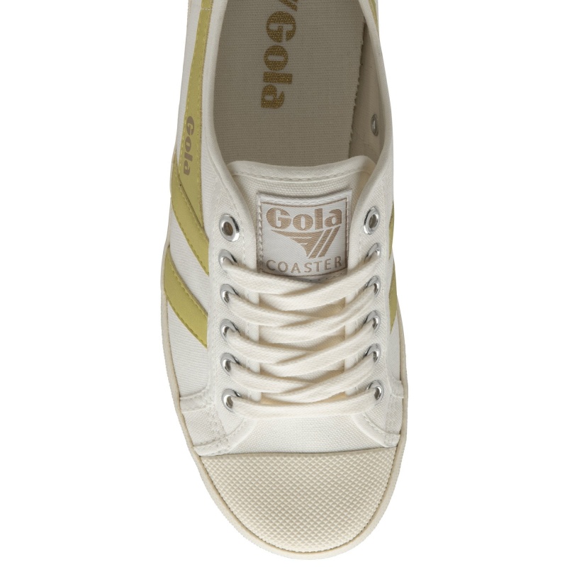 Basket Gola Vegan Classics Femme Blanche | 4583-SNWZO