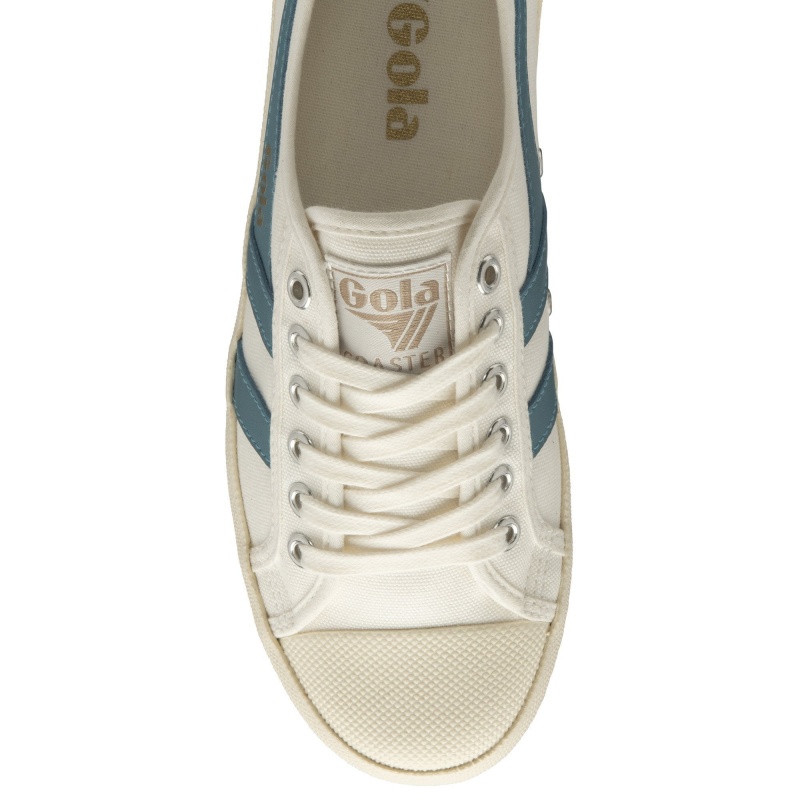 Basket Gola Vegan Classics Femme Blanche | 4362-HYMOC