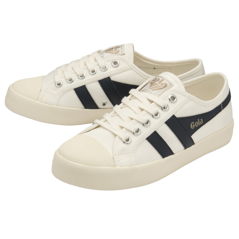 Basket Gola Vegan Classics Femme Blanche | 2459-IYMUS