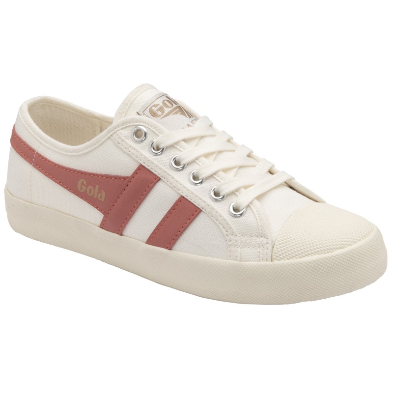 Basket Gola Vegan Classics Femme Blanche | 0617-WCNQZ