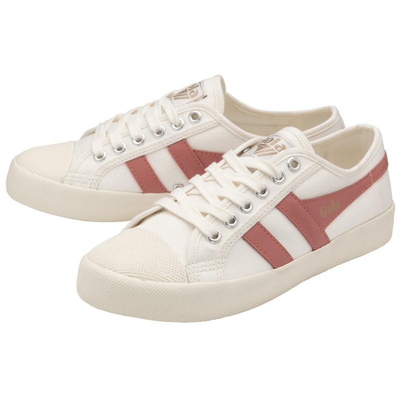 Basket Gola Vegan Classics Femme Blanche | 0617-WCNQZ