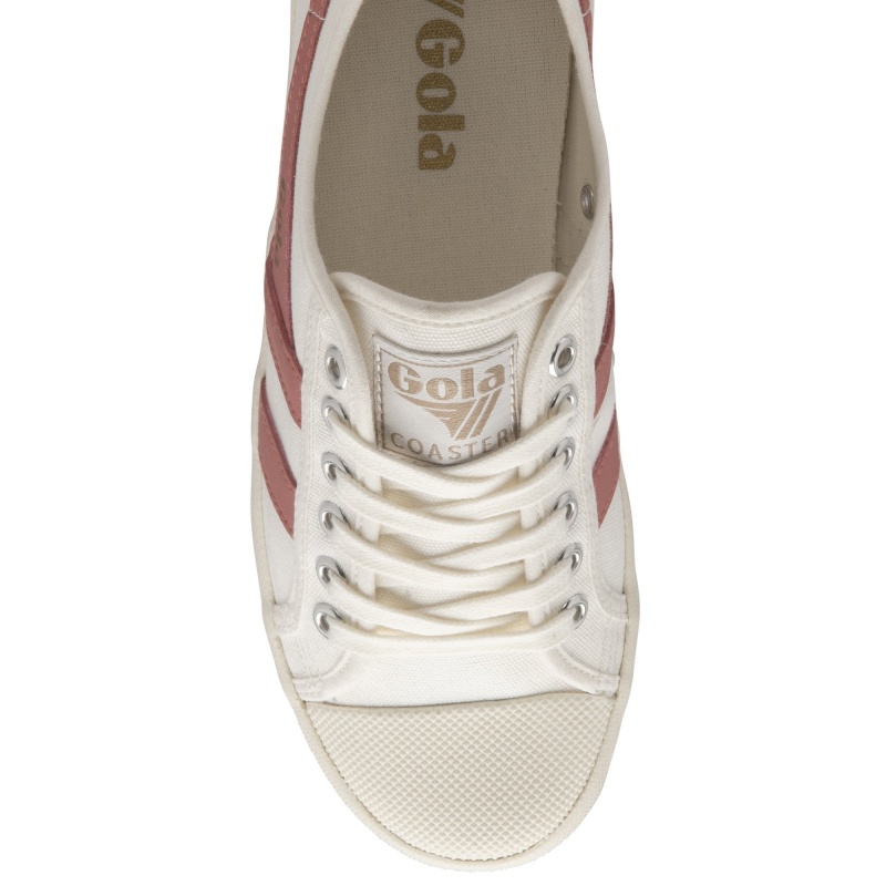 Basket Gola Vegan Classics Femme Blanche | 0617-WCNQZ