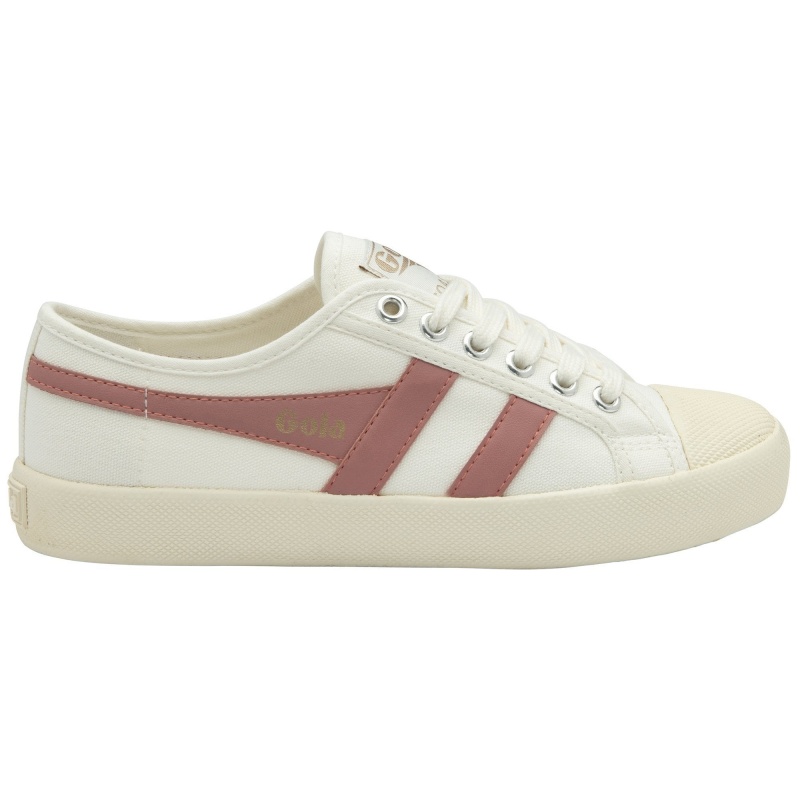 Basket Gola Vegan Classics Femme Blanche | 0617-WCNQZ